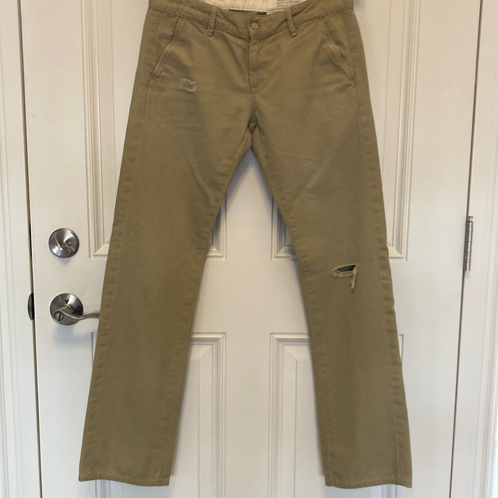 AG ADRIANO GOLDSCHMIED SUPPLY Tomboy Khaki Regulations